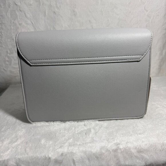 Pixie Mood Zoe Crossbody Purse Handbag Gray Vegan Leather Adjustable Strap - Picture 7 of 13